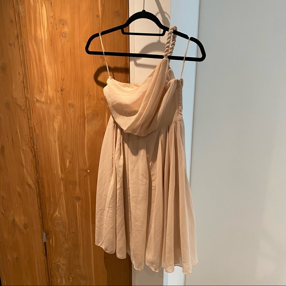 Grecian knee length dress